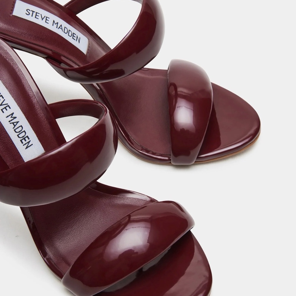 Steve Madden Saturn Wine Sandals - Picture 4 of 6